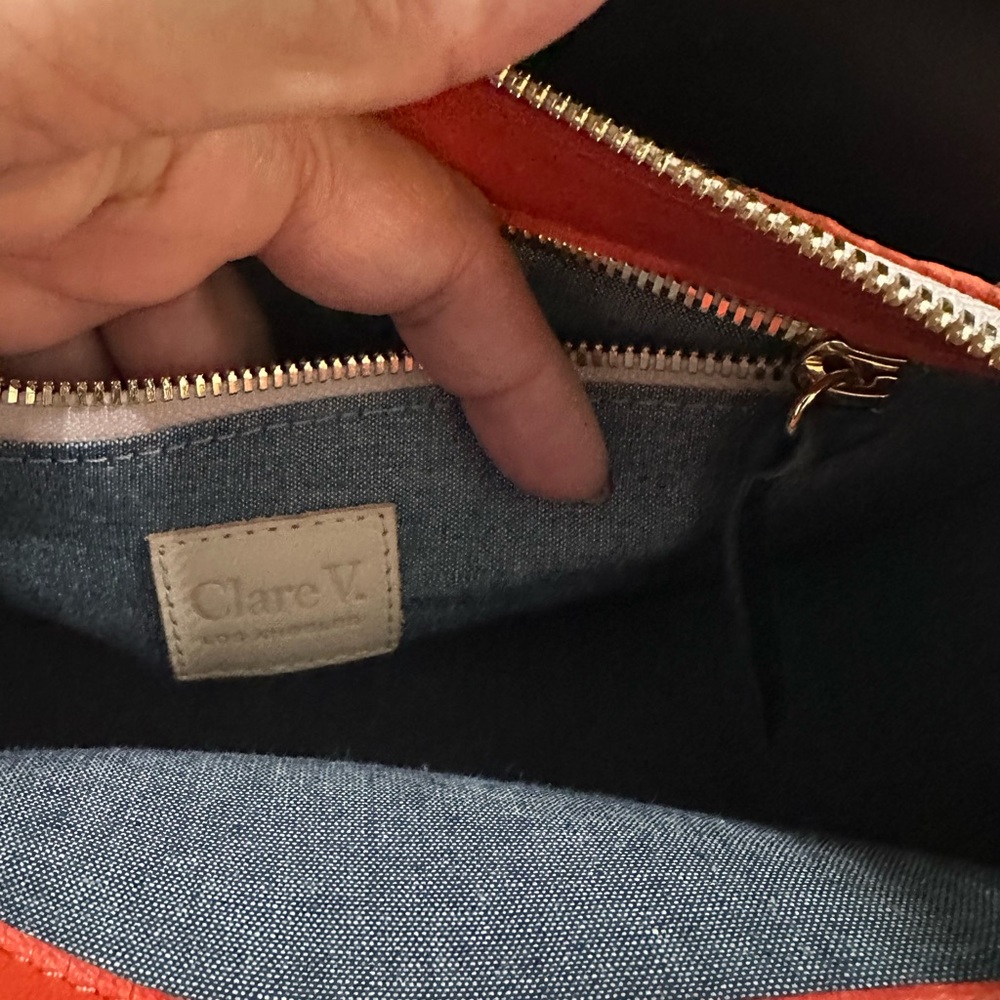 Clare V Black and Red Mini Bag - Picture 5 of 8